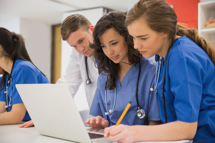 Medical Students Studying